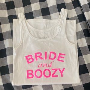 Bride and Boozy xs tank